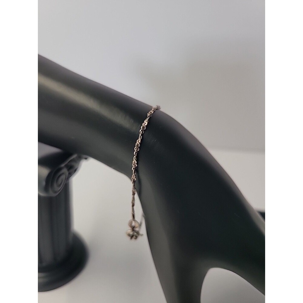 925 Sterling Silver Rope Chain Bracelet Delicate Thin‎ Minimalist Stackable